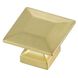 Cecil Brushed Gold Hardware Cabinet Knob, Set of 10