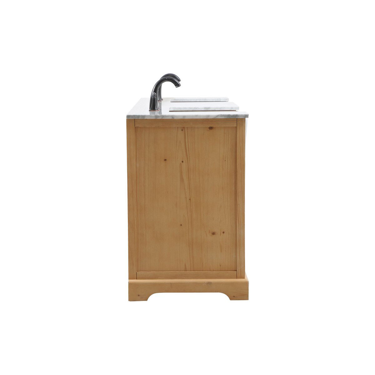 Franklin 72 X 22 X 35 inch Natural Wood Bathroom Vanity Cabinet