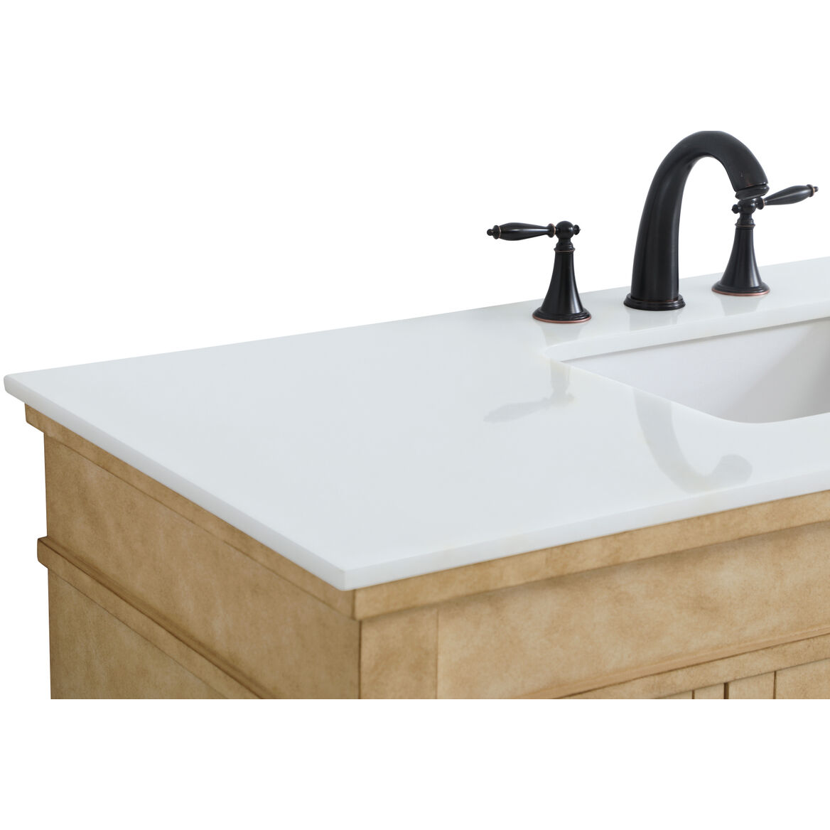 Lexington 48 X 21.5 X 35 inch Antique Beige Vanity Sink Set