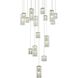 Aston 16 Light 32 inch Chrome Pendant Ceiling Light