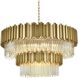 Willow 16 Light 40 inch Satin Gold Chandelier Ceiling Light
