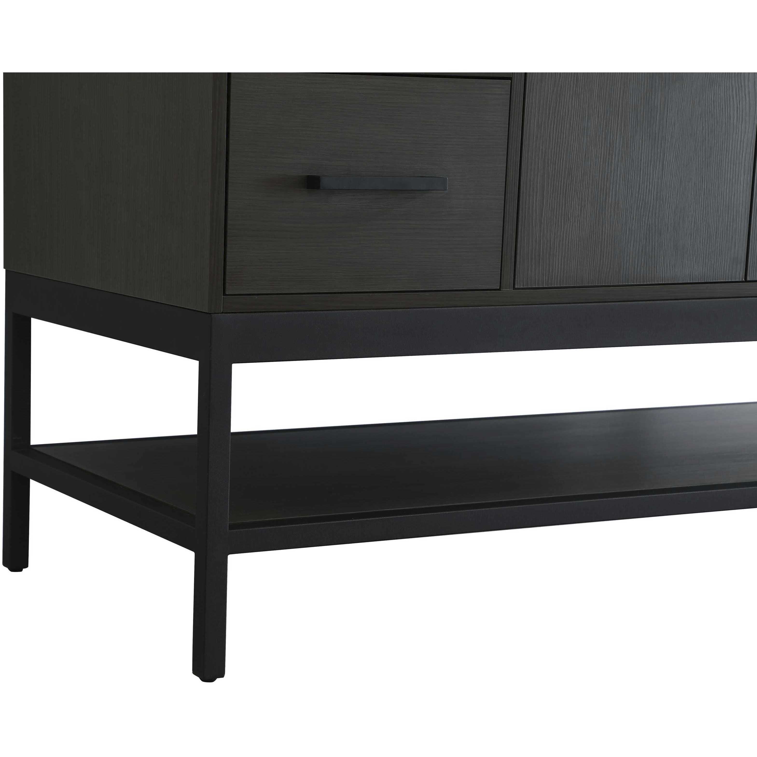 Lennox 48 X 34 inch Mocha Brown Bathroom Vanity Cabinet