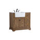 Franklin 36 X 22 X 35 inch Driftwood Bathroom Vanity Cabinet