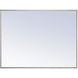 Monet 32 X 24 inch Silver Wall Mirror