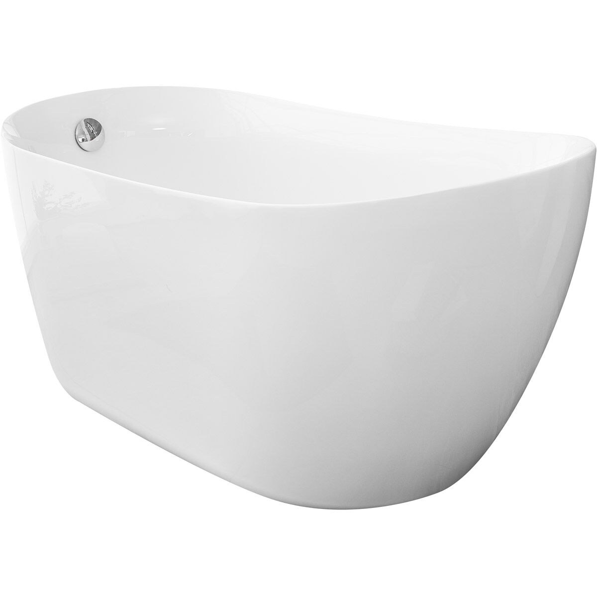 Chantal Glossy White Bathtub