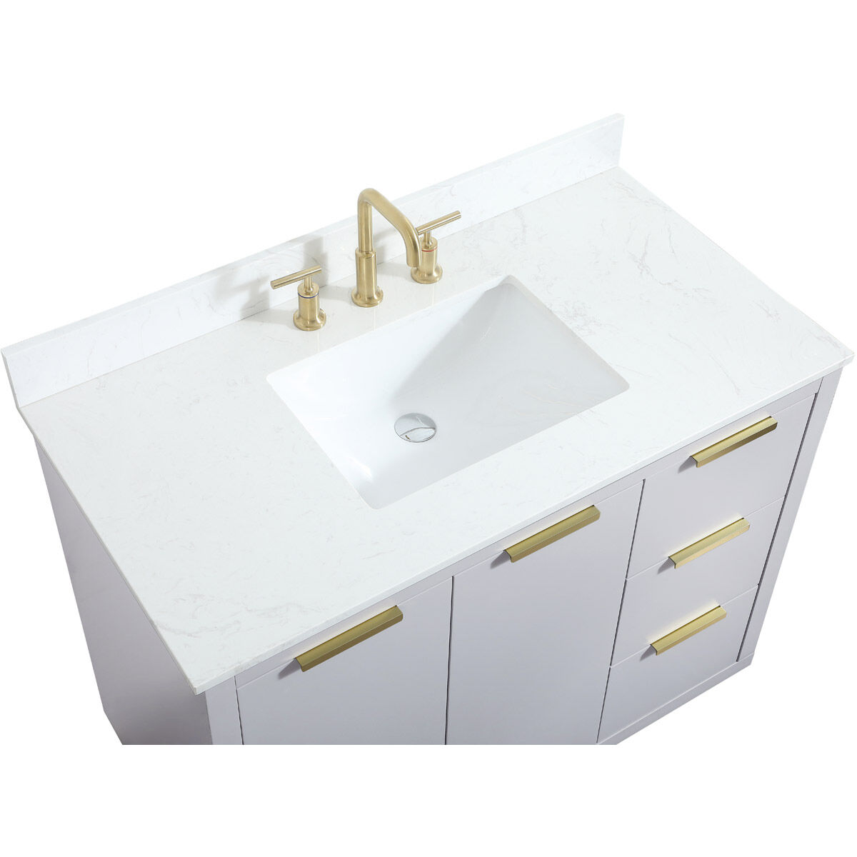Blake 42 X 22 X 34 inch Grey Vanity Sink Set