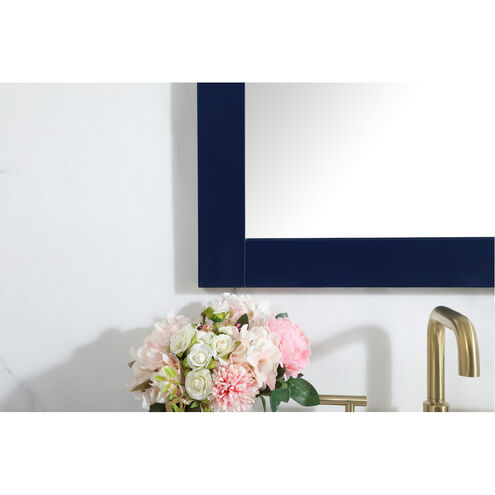 Flowers on Aqua Cosmetic Mirror Flowers on Aqua Cosmetic Mirror