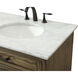 Americana 72 X 22 X 35 inch Driftwood Vanity Sink Set