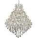 Maria Theresa 49 Light 46 inch Chrome Foyer Ceiling Light in Clear, Royal Cut