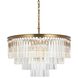 Sydney 17 Light 32 inch Satin Gold Chandelier Ceiling Light