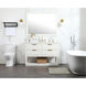 Larkin 48 X 22 X 34 inch White Vanity Sink Set