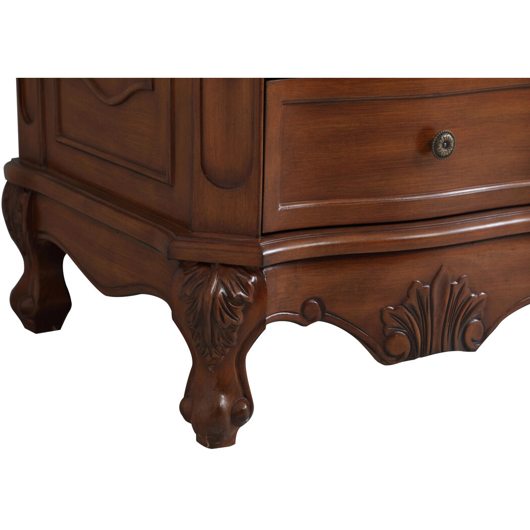 Danville 60 X 21 X 36 inch Teak Vanity Sink Set