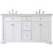 Clarence 60 X 22 X 35 inch White Vanity Sink Set