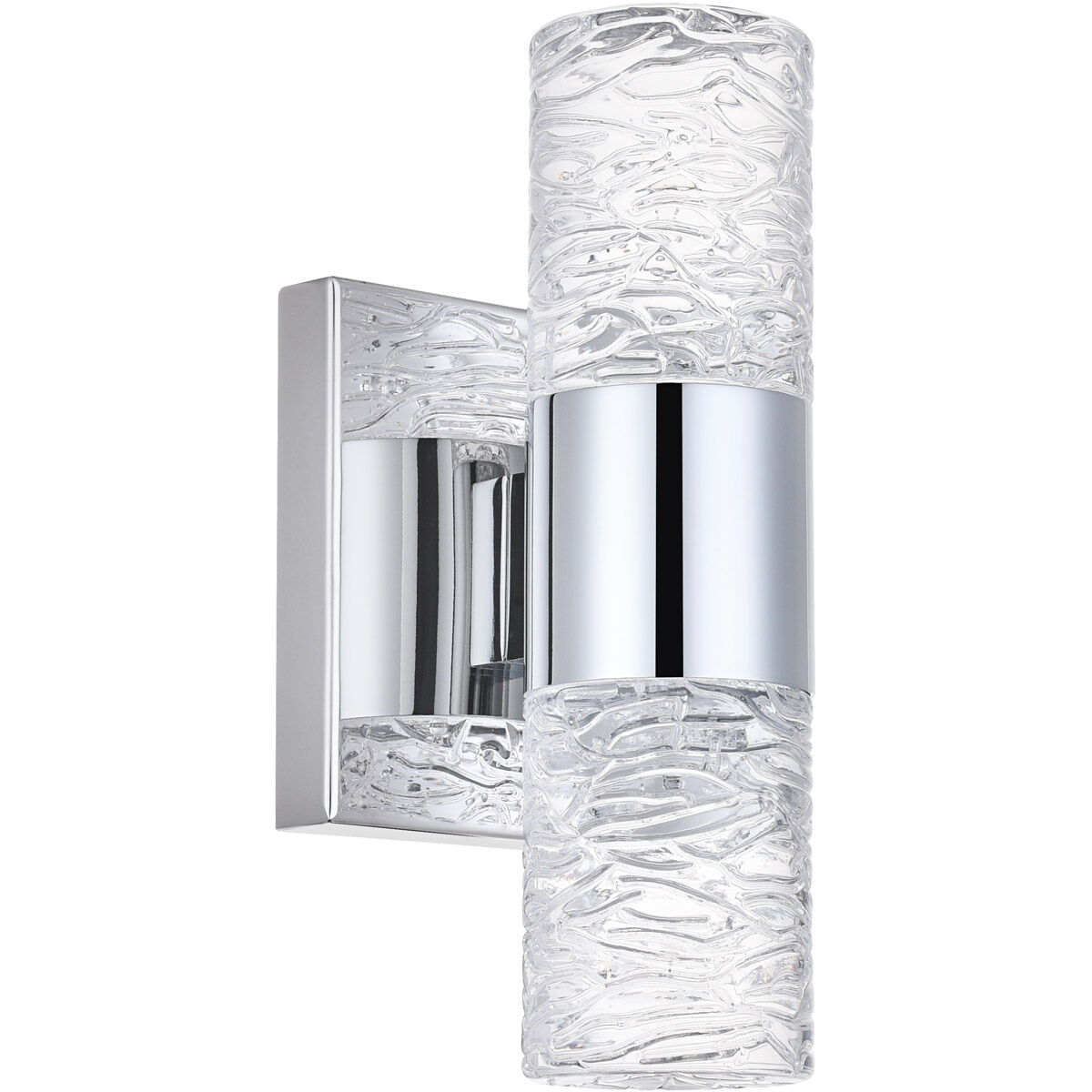 Vega LED 5 inch Chrome Wall Sconce Wall Light 