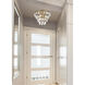 Ella 3 Light 14 inch Brass Flush Mount Ceiling Light