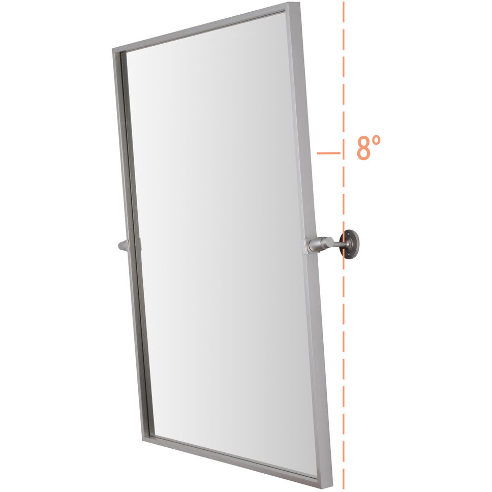 Everly 32 X 24 inch Silver Mirror