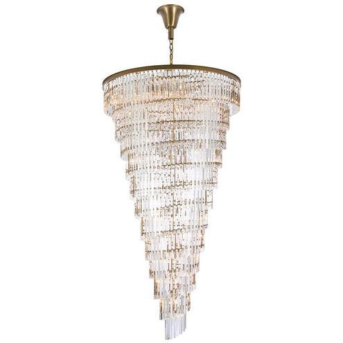 Sydney 58 Light 48 inch Satin Gold Chandelier Ceiling Light