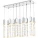Aurora 10 Light 12 inch Chrome Pendant Ceiling Light