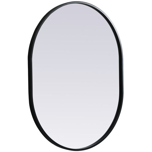 Asha 30 X 24 inch Black Mirror in 24 x 30