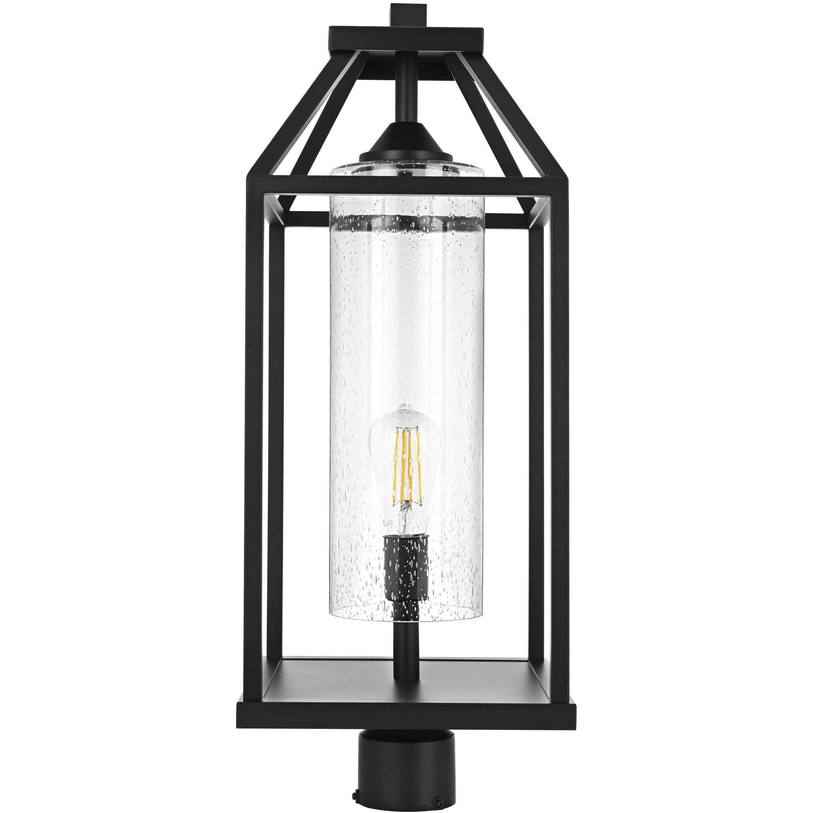Zora 1 Light 26 inch Black Outdoor Post Light