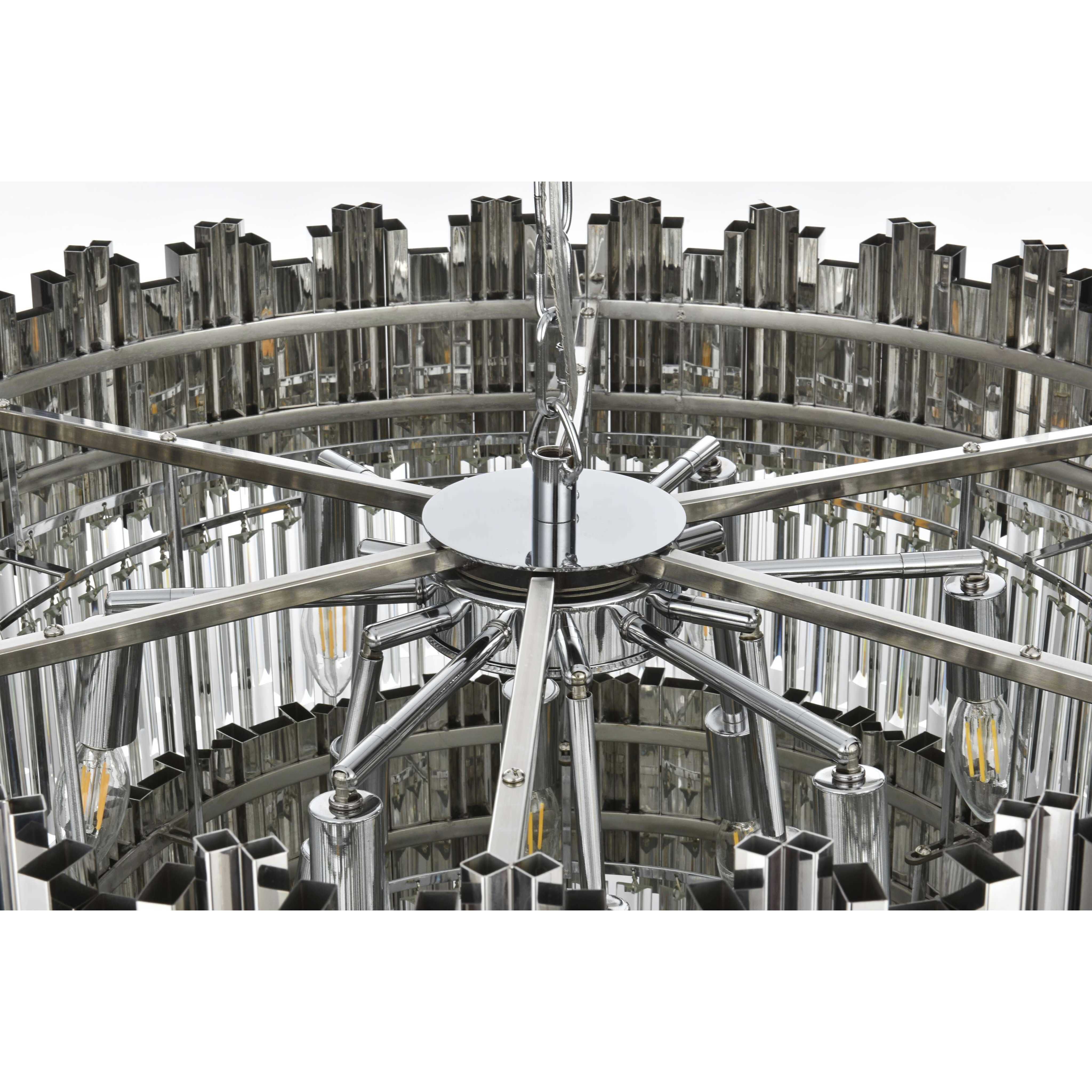 Willow 12 Light 32 inch Chrome Chandelier Ceiling Light