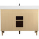 Baldwin 48 X 22 X 34 inch Maple Vanity Sink Set