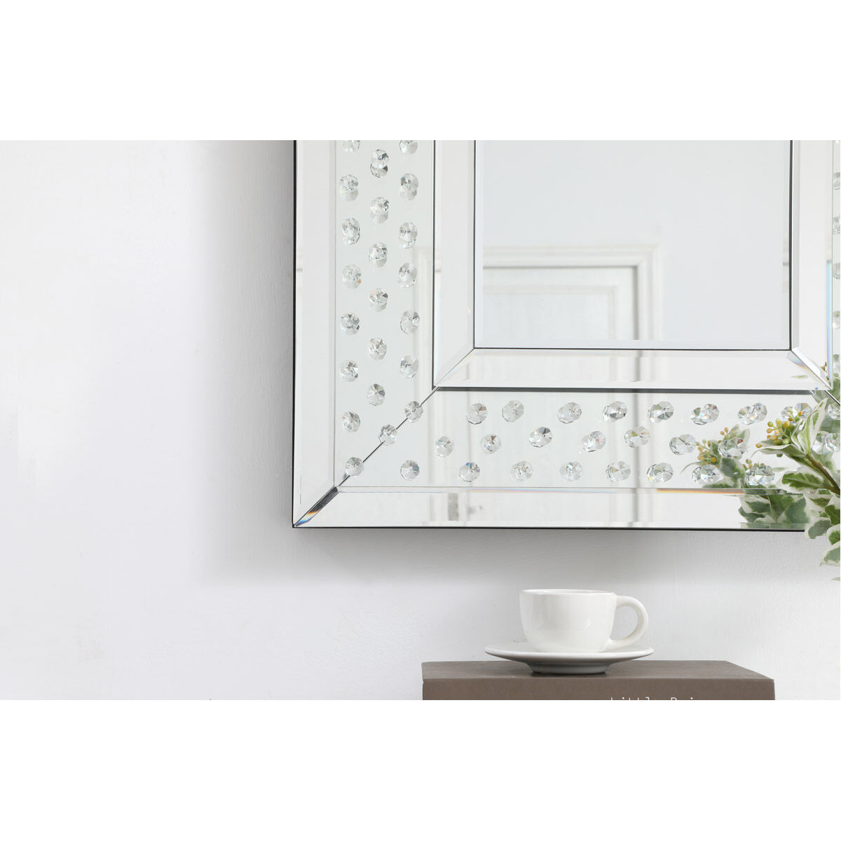 Sparkle 30 X 20 inch Clear Wall Mirror