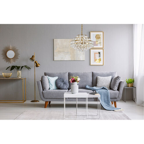 Savannah 5 Light 18 inch Brass Pendant Ceiling Light