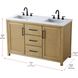 Alina 54 X 34 inch Linen Oak Bathroom Vanity Cabinet