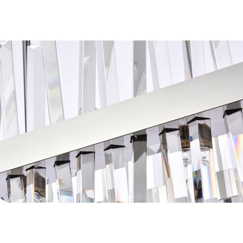 Serephina 20 Light 36 inch Chrome Linear Chandelier Ceiling Light