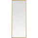 Monet 36 X 14 inch Brass Wall Mirror