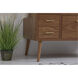 Boise 48 X 34 inch Walnut Brown Vanity Sink Set
