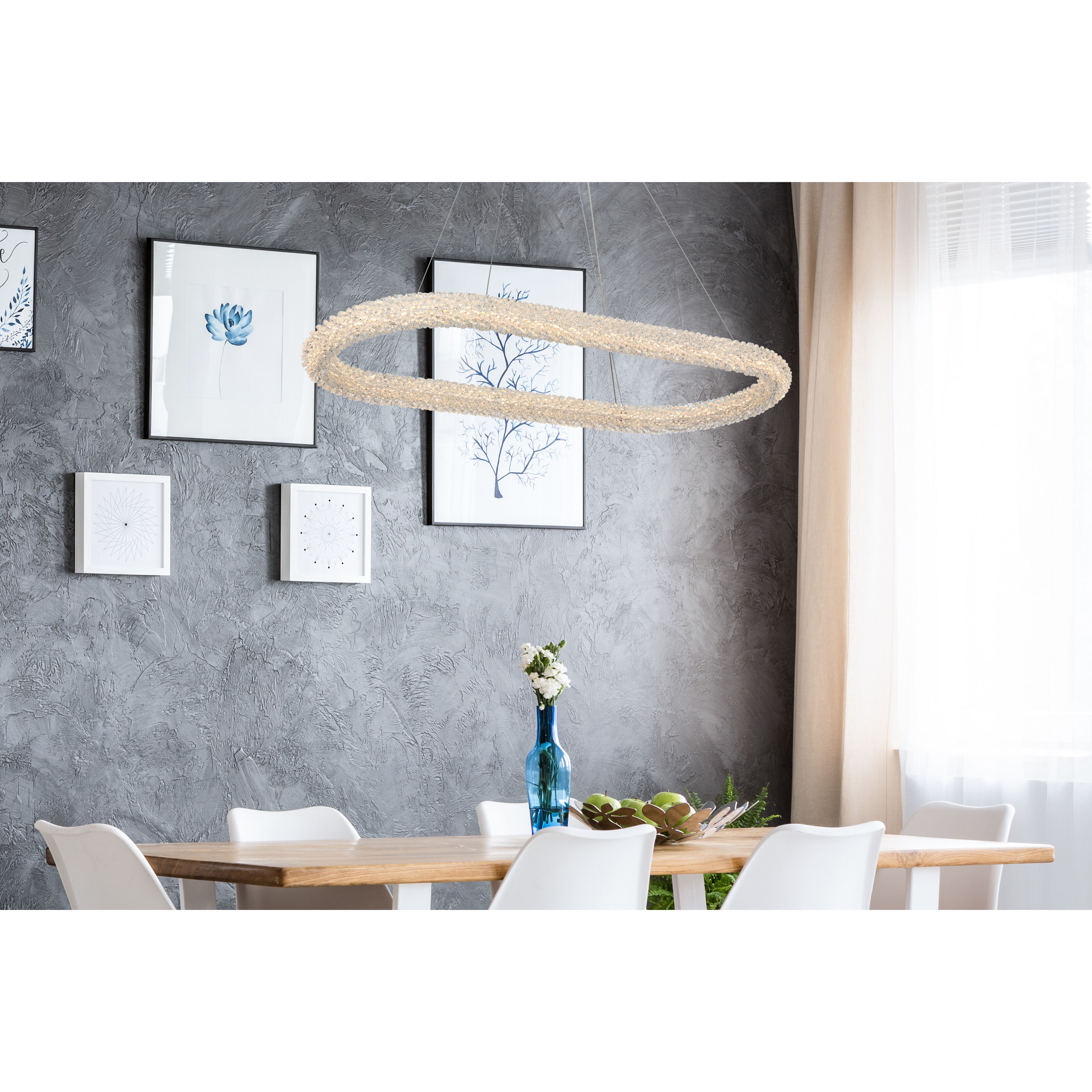 Bowen 1 Light 18 inch Chrome Chandelier Ceiling Light