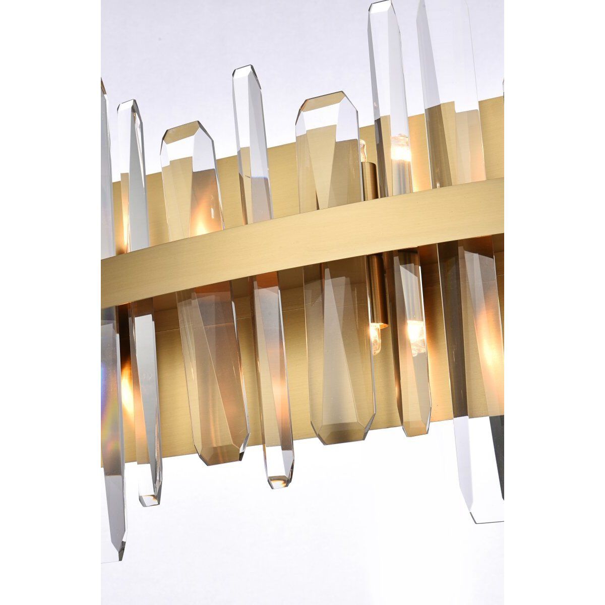 Serena 6 Light 24 inch Satin Gold Bath Sconce Wall Light
