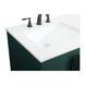 Eugene 60 X 22 X 34 inch Green Vanity Sink Set