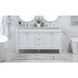 Bennett 60 X 21 X 35 inch White Vanity Sink Set