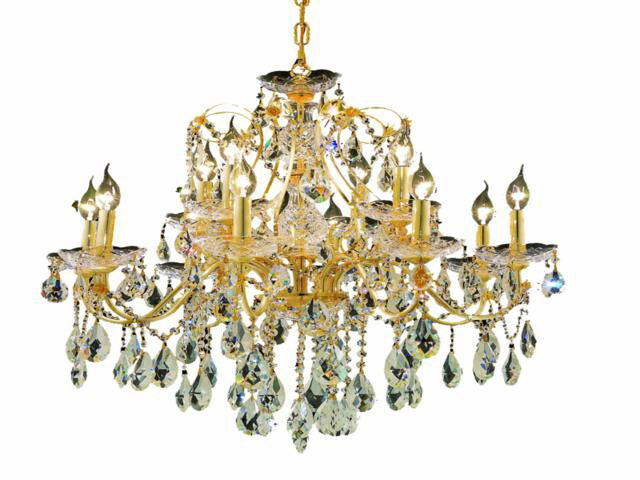 St. Francis 12 Light 28 inch Gold Dining Chandelier Ceiling Light in Royal Cut