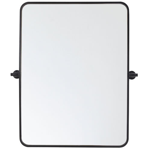 Everly 32 X 24 inch Black Mirror