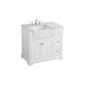 Franklin 36 X 22 X 35 inch White Bathroom Vanity Cabinet