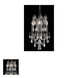 Rosalia 3 Light 13 inch Dark Bronze Pendant Ceiling Light in Golden Teak, Royal Cut
