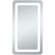 Genesis 36 X 20 inch Glossy White LED Mirror