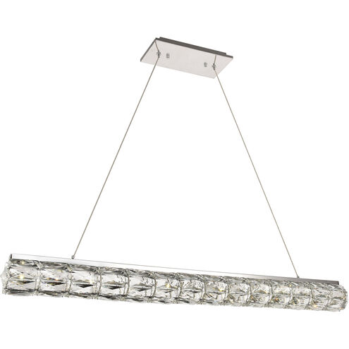 Valetta LED 43 inch Chrome Chandelier Ceiling Light