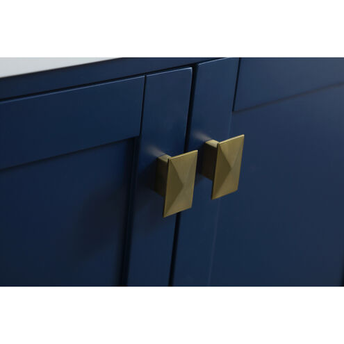 Irene 54 X 22 X 34 inch Blue Vanity Sink Set