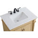 Lexington 30 X 21.5 X 35 inch Antique Beige Vanity Sink Set