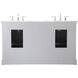 Clarence 60 X 22 X 35 inch Grey Vanity Sink Set
