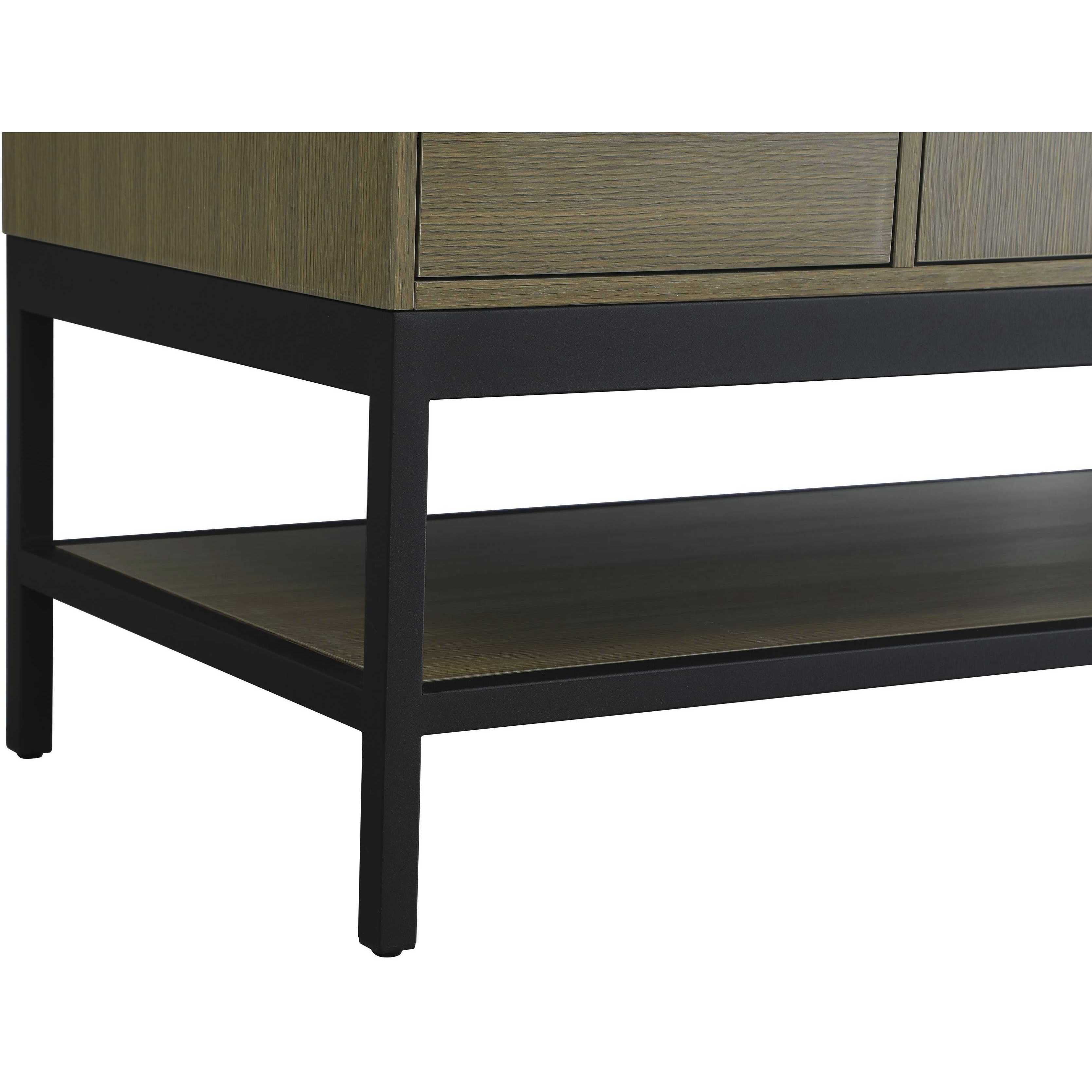 Lennox 54 X 34 inch Chestnut Brown Bathroom Vanity Cabinet