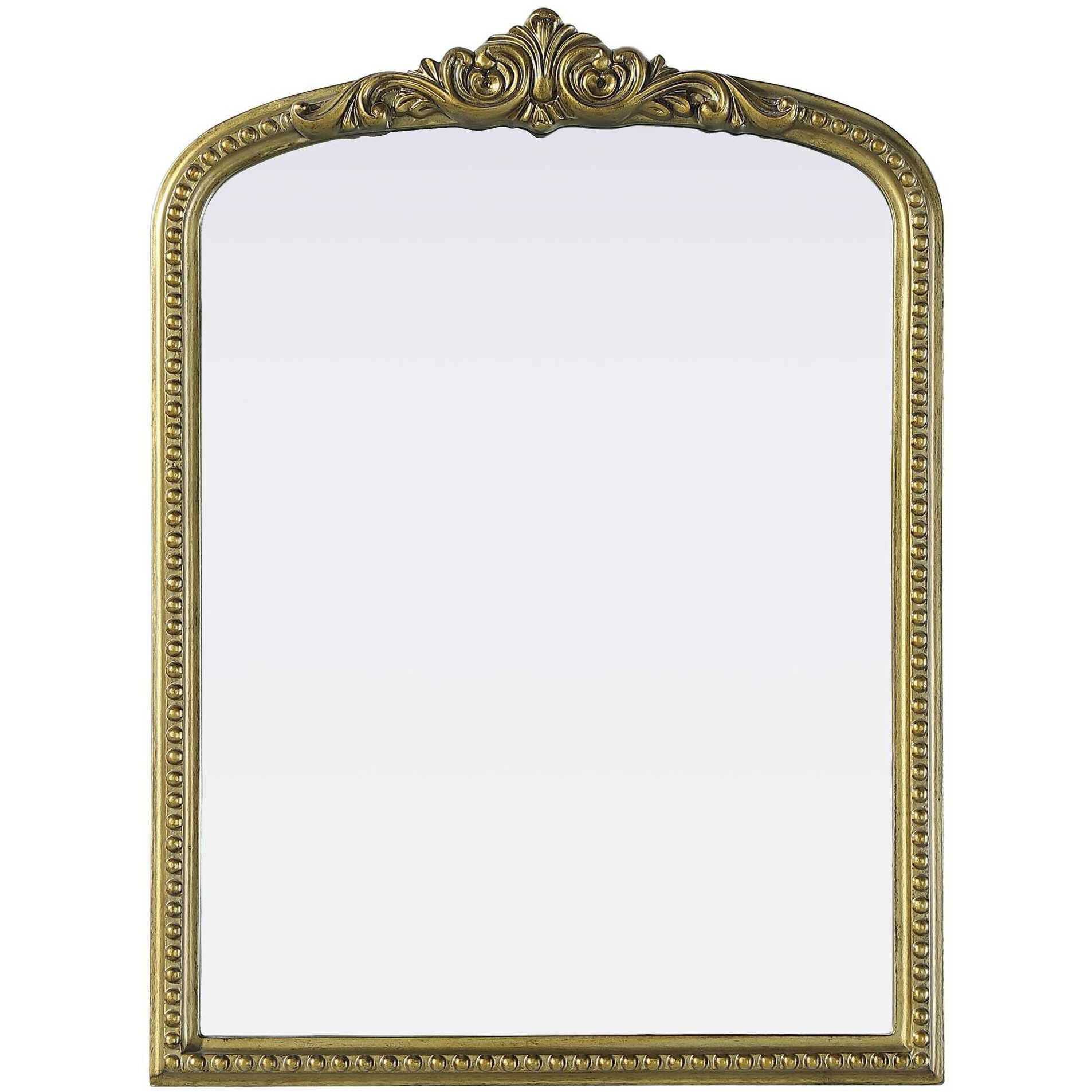 Naomi 30 X 22 inch Antique Brass Mirror