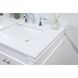 Bennett 60 X 21 X 35 inch White Vanity Sink Set
