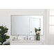 Monet 48 X 30 inch Silver Wall Mirror