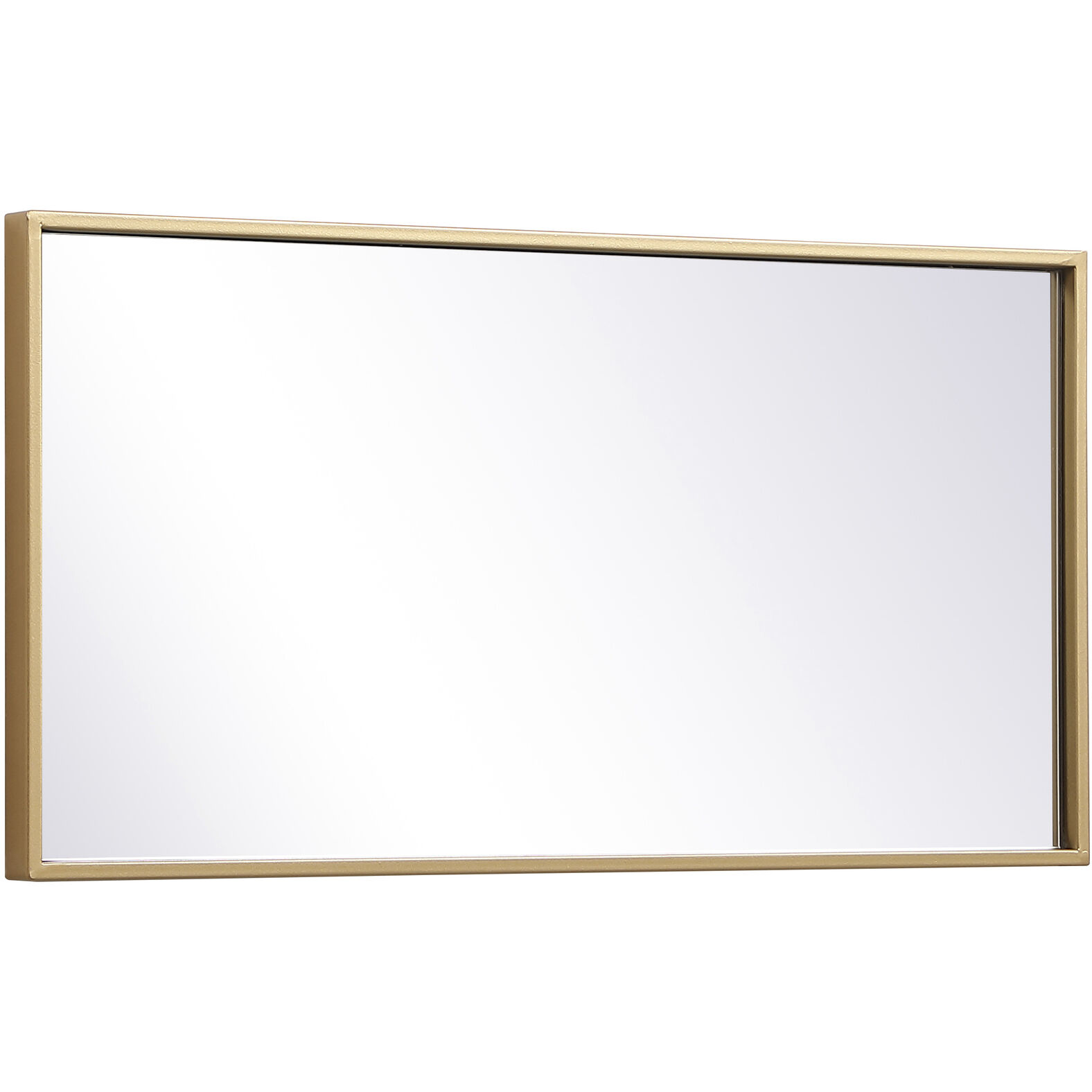 Monet 28 X 28 inch Brass Wall Mirror